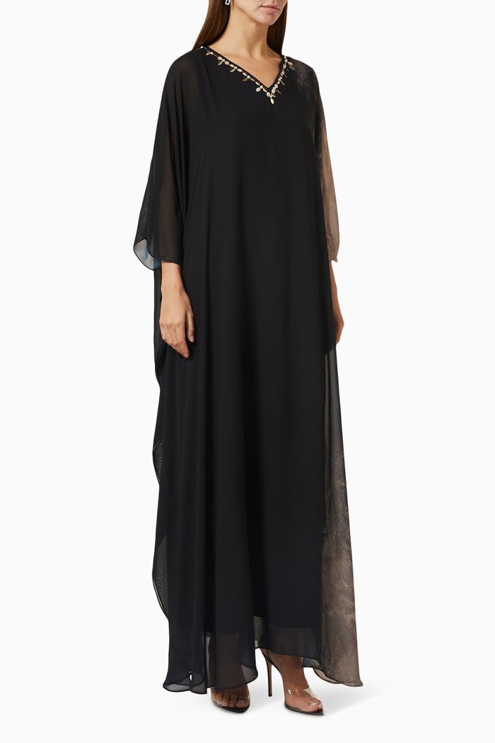 

Cloud Moon Farasha Kaftan, Black