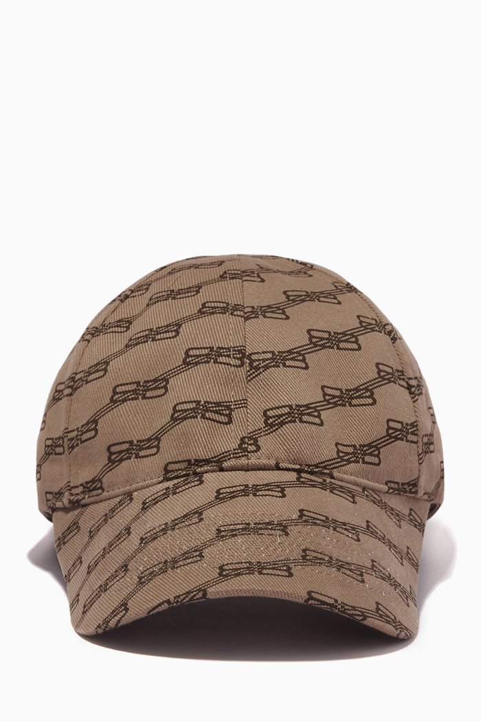 

BB Icon Monogram Cap in Cotton, Neutral