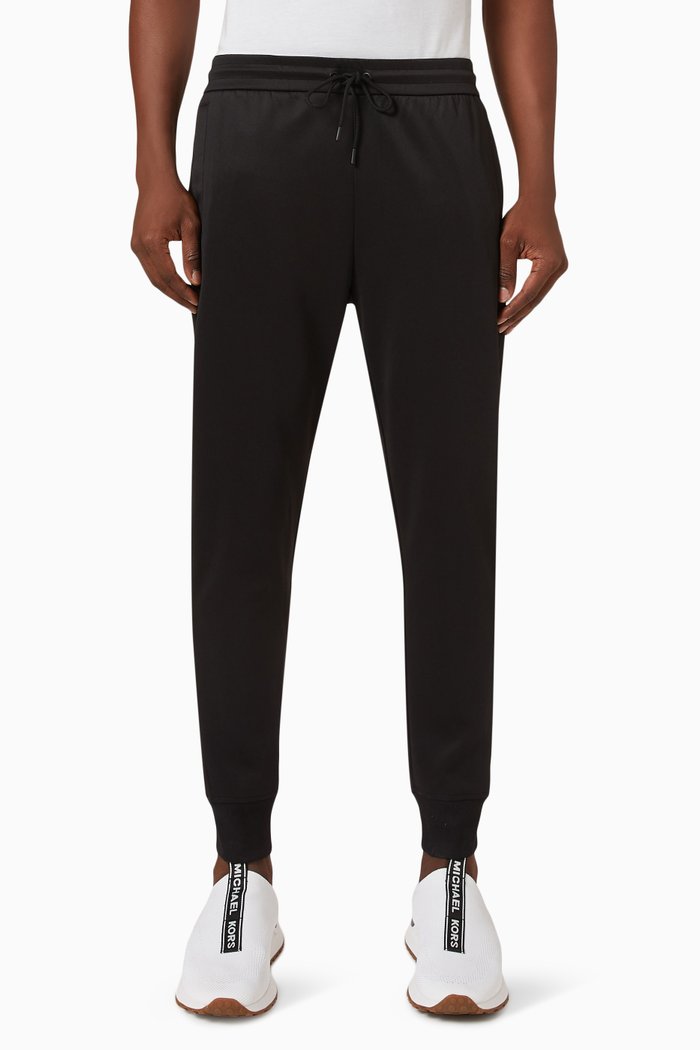 

Joggers in Cotton Jersey, Black