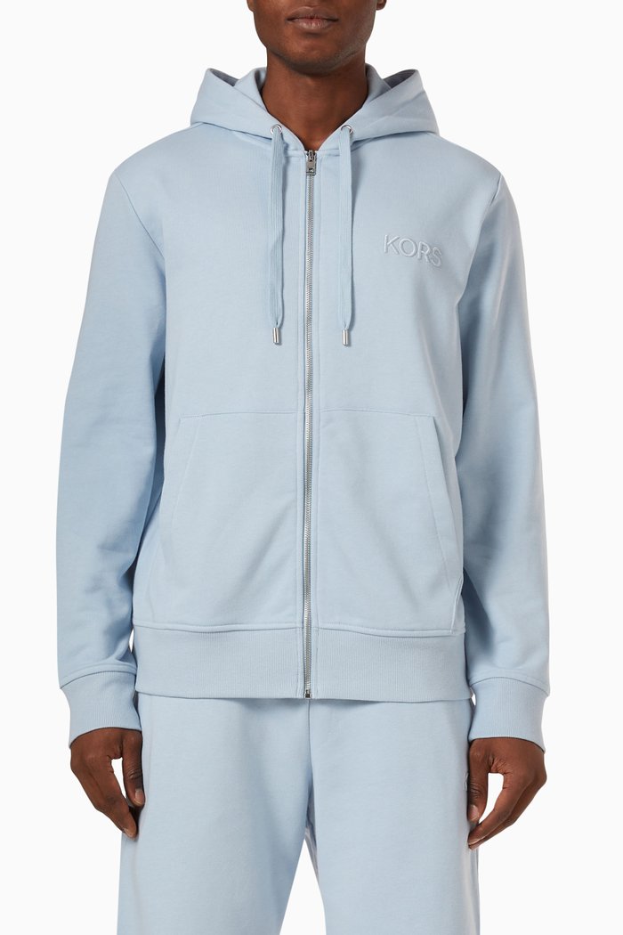 

Logo Hoodie in Fleece, Blue