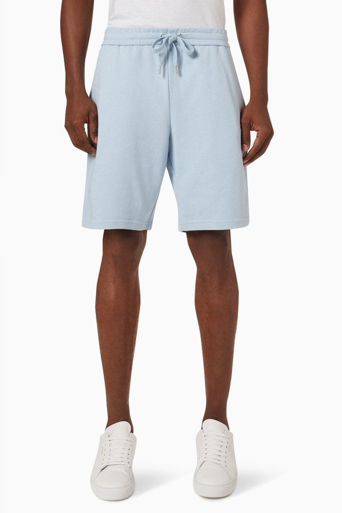 

Logo Shorts in Cotton Jersey, Blue