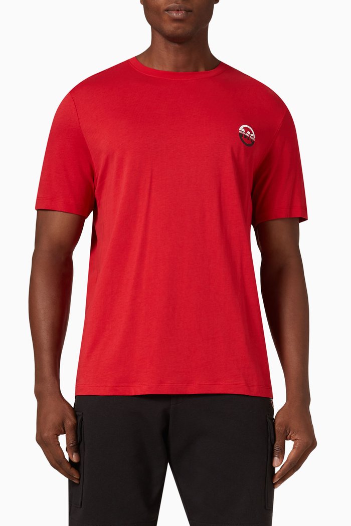 

Victory Logo T-shirt in Cotton Jersey, Blue