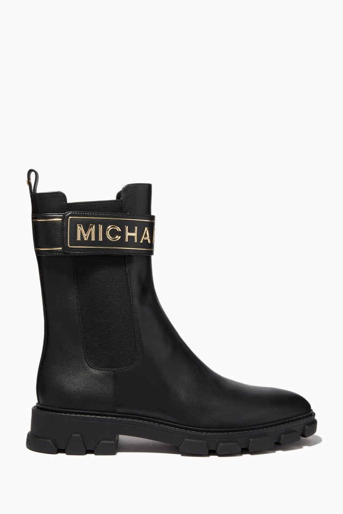 

Ridley Ankle Boots in Leather, Black