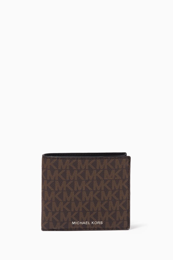 

Greyson Billfold Wallet in Logo Canvas, Black