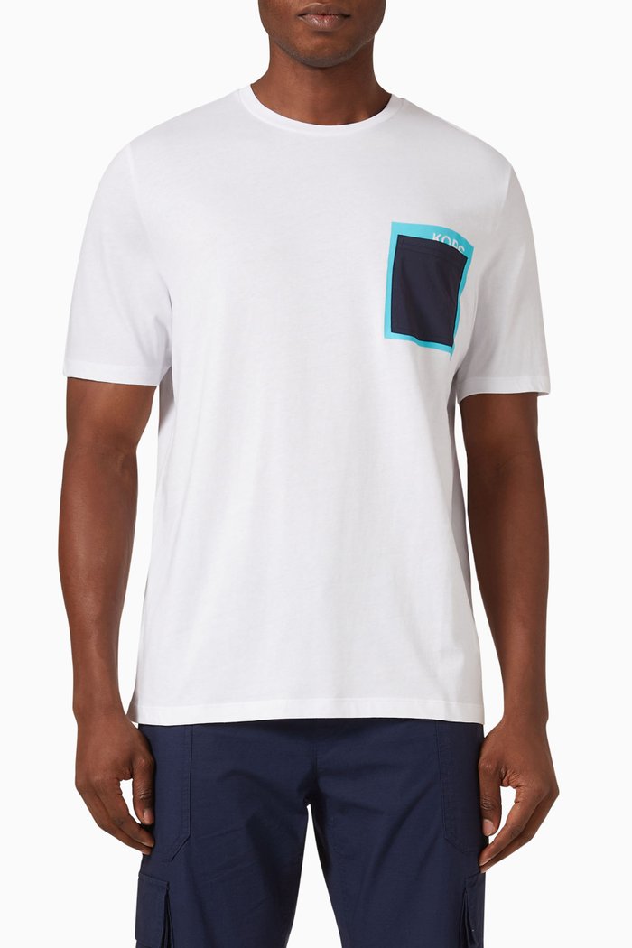 

Scatter Logo T-shirt in Cotton Jersey, White