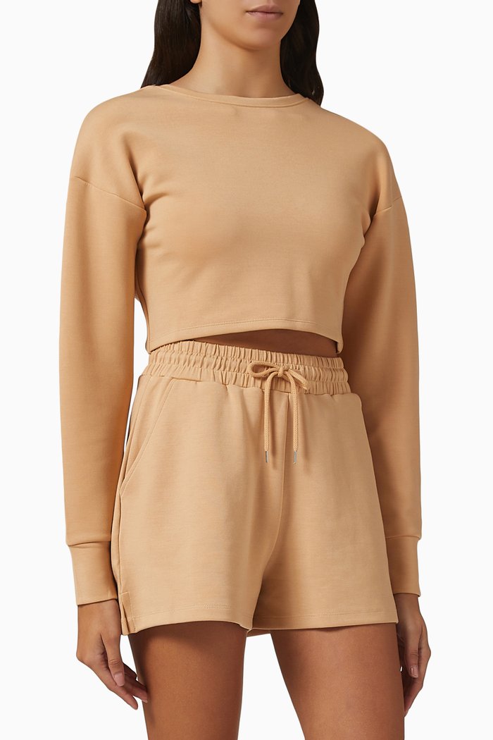 

All-Around Reversible Top in Modal Blend, Neutral