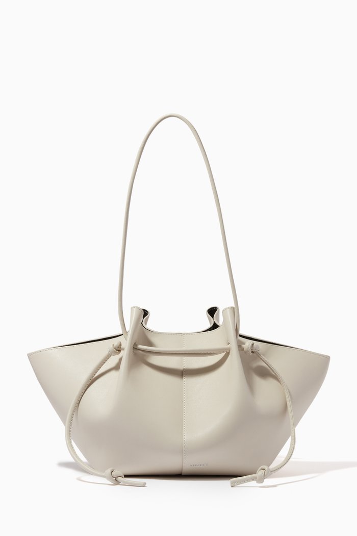 

Mochi Small Tote Bag in Bovine Leather, Neutral
