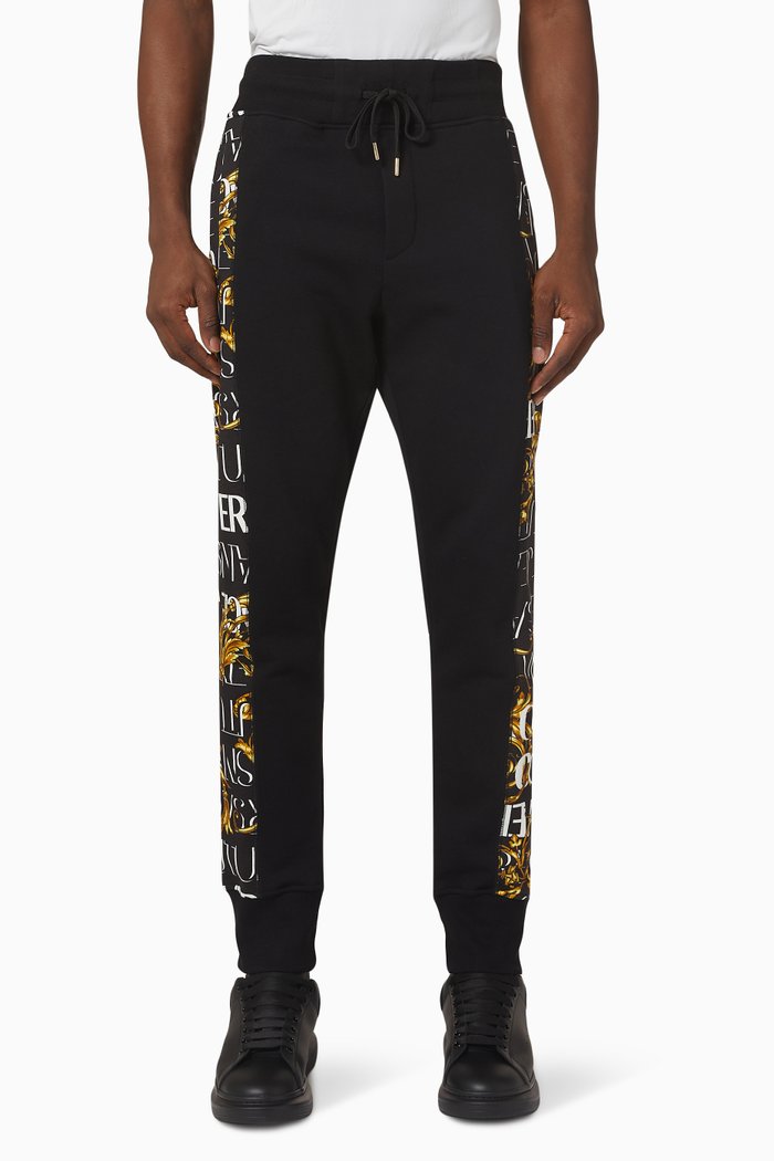 

Baroque Sweatpants in Cotton Jersey, Black