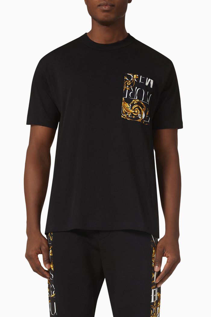 

Logo T-shirt in Cotton Jersey, Black