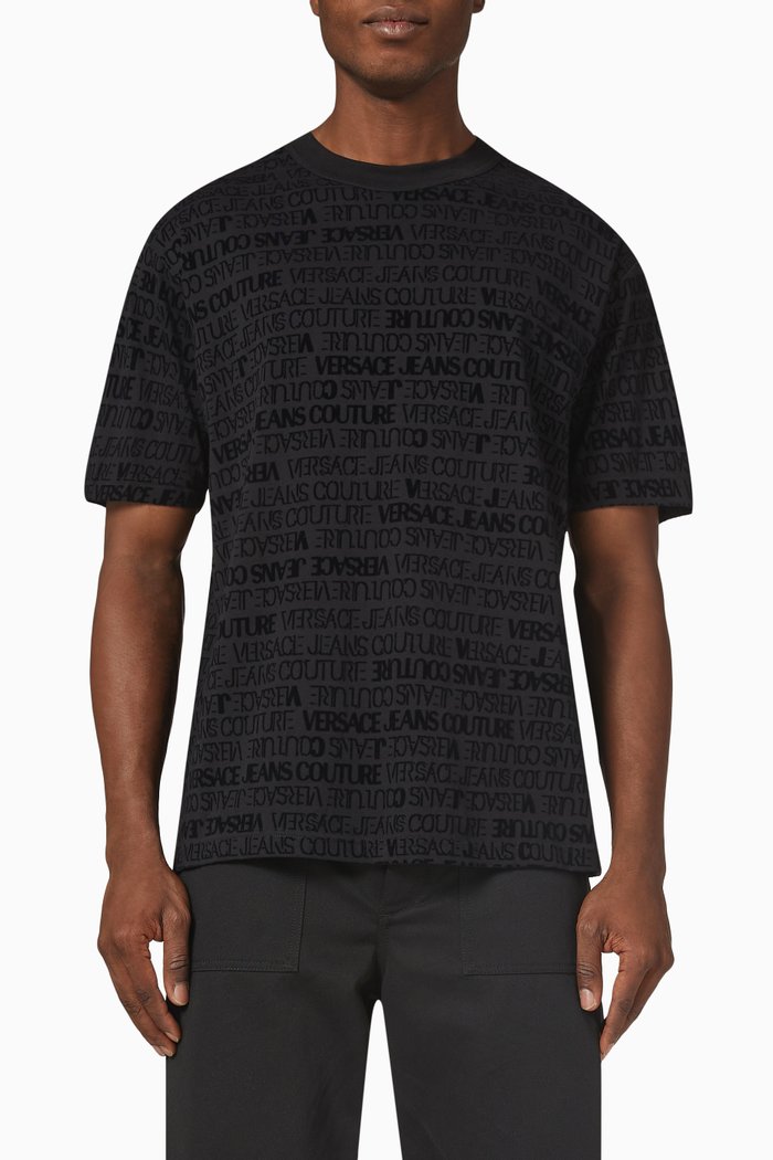 

Logo T-shirt in Cotton Jersey, Black