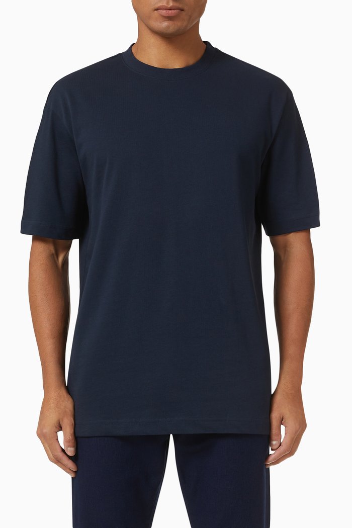 

T-shirt in Cotton Jersey, Blue