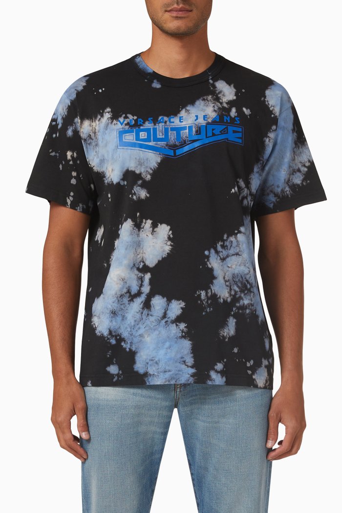 

Space Logo T-shirt in Cotton Jersey, Black