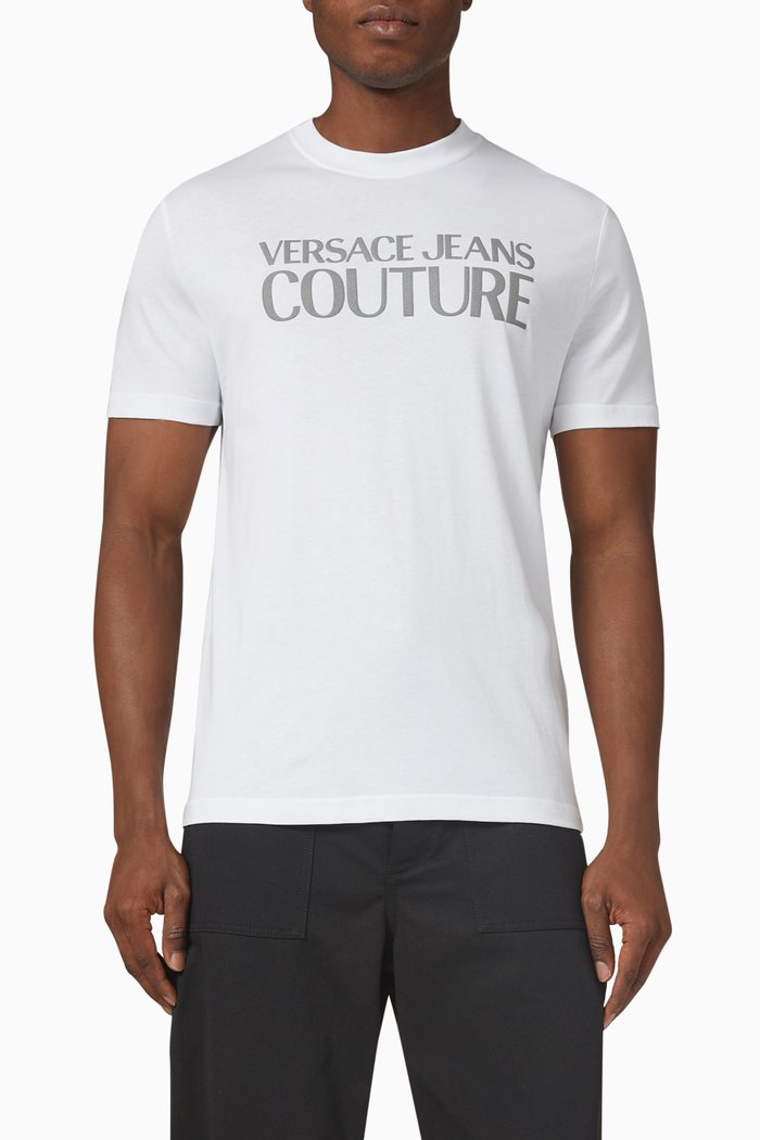 

Logo T-shirt in Cotton Jersey, White