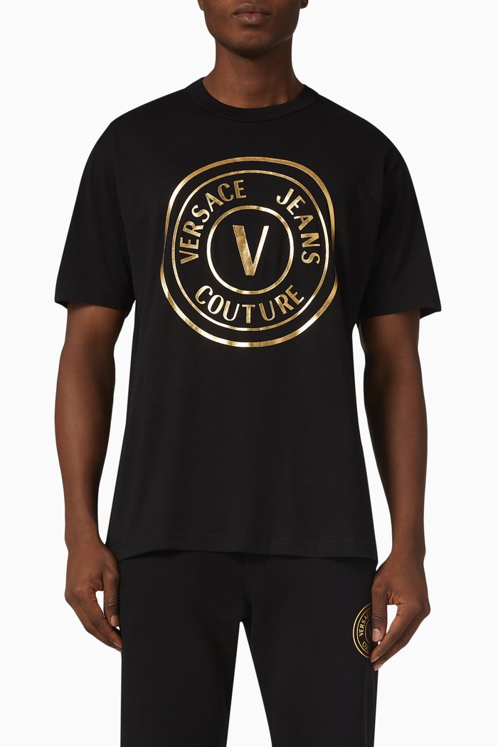 

Logo T-shirt in Cotton Jersey, Black