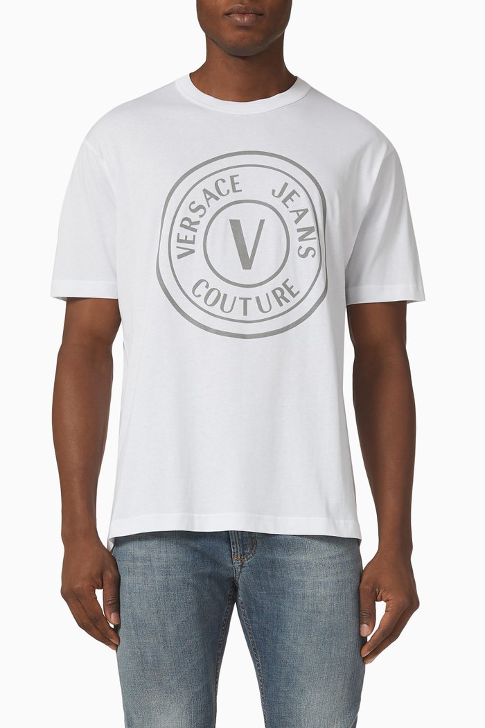 

Logo T-shirt in Cotton Jersey, White