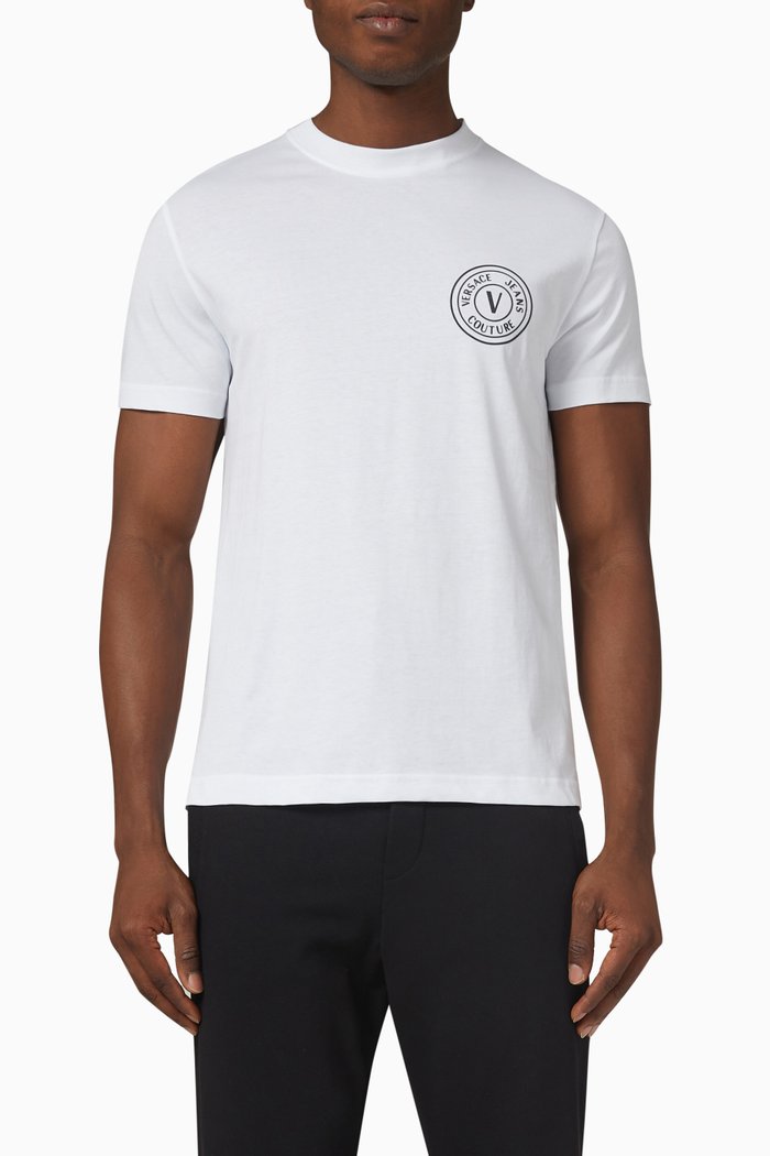 

Logo T-shirt in Cotton Jersey, White