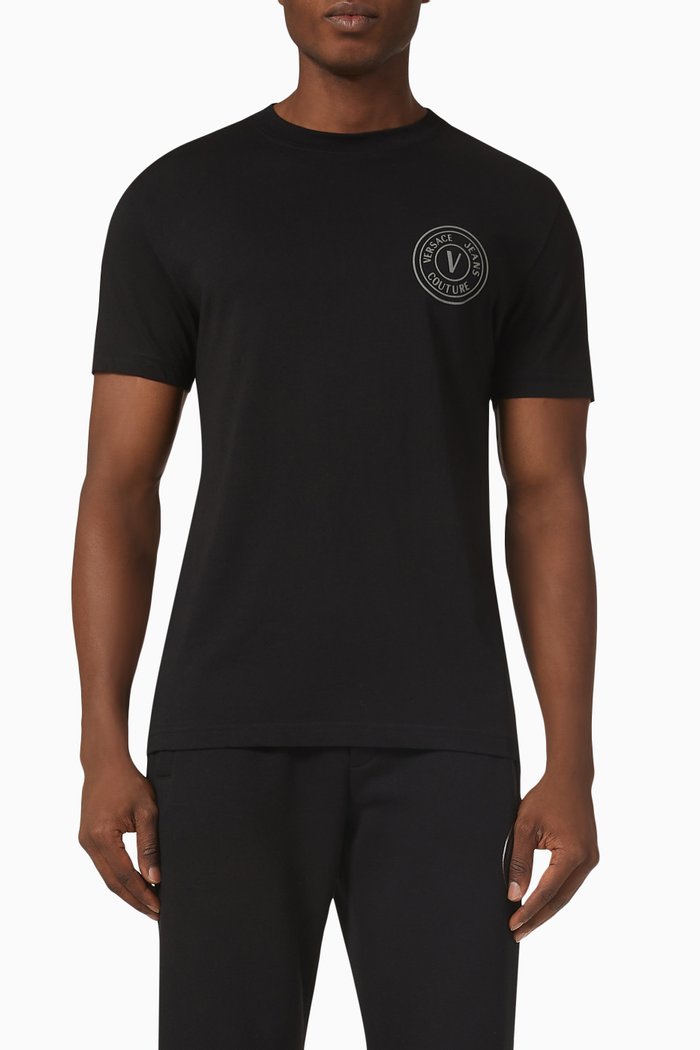 

Logo T-shirt in Cotton Jersey, Black