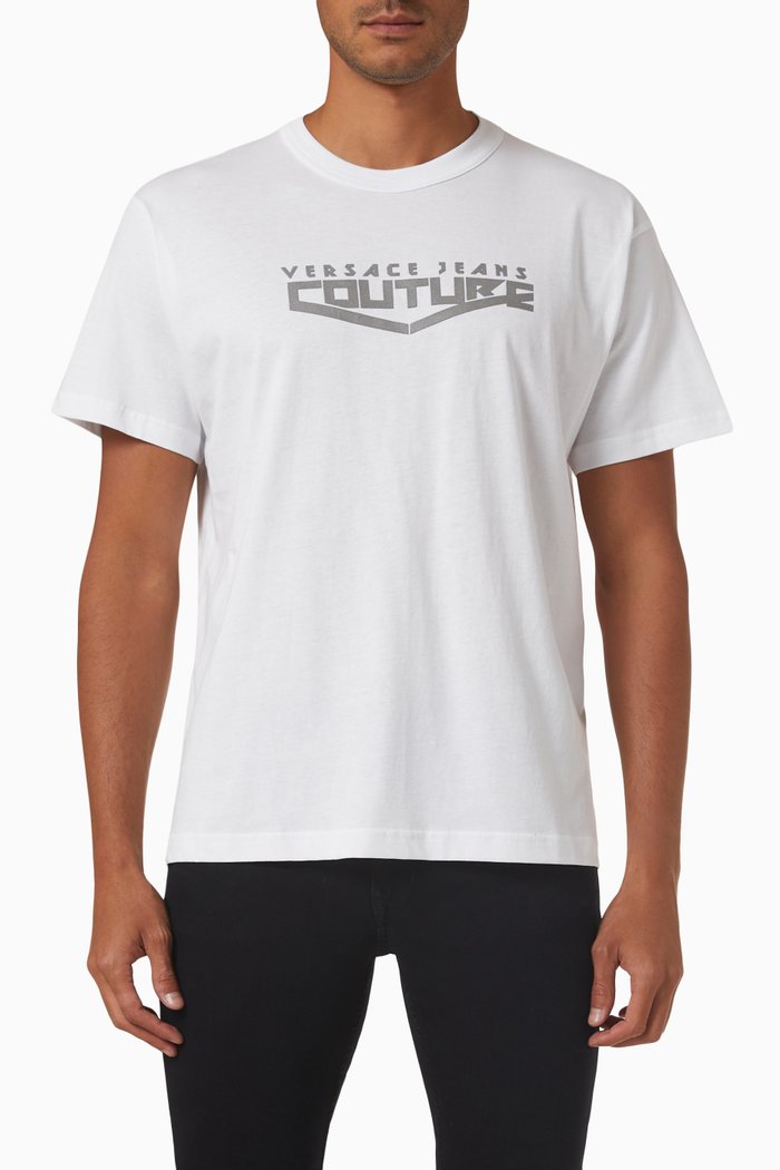 

Logo T-shirt in Cotton Jersey, White
