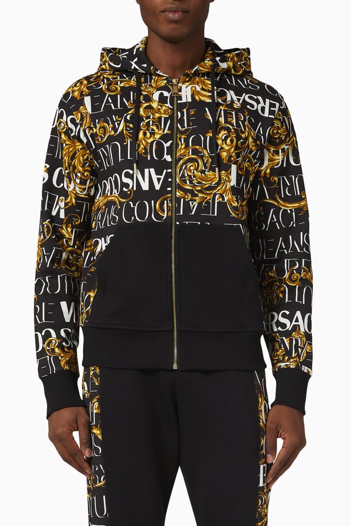 

Logo Hoodie in Fleece, Black