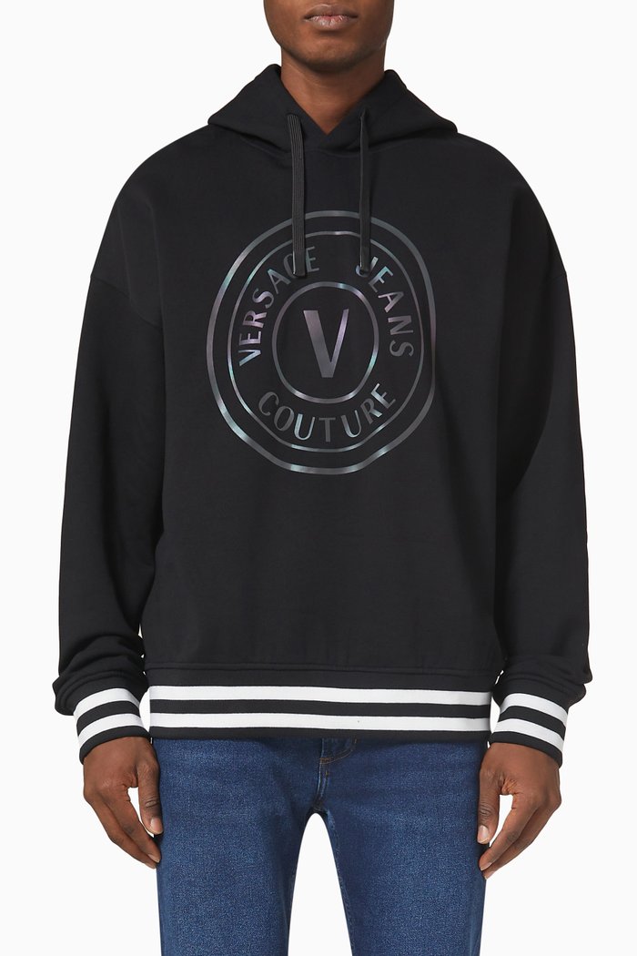 

Logo Hoodie in Fleece, Black