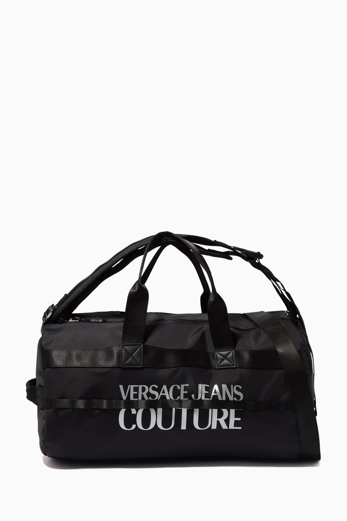 

Large Logo-print 2-in-1 Duffle Bag, Black