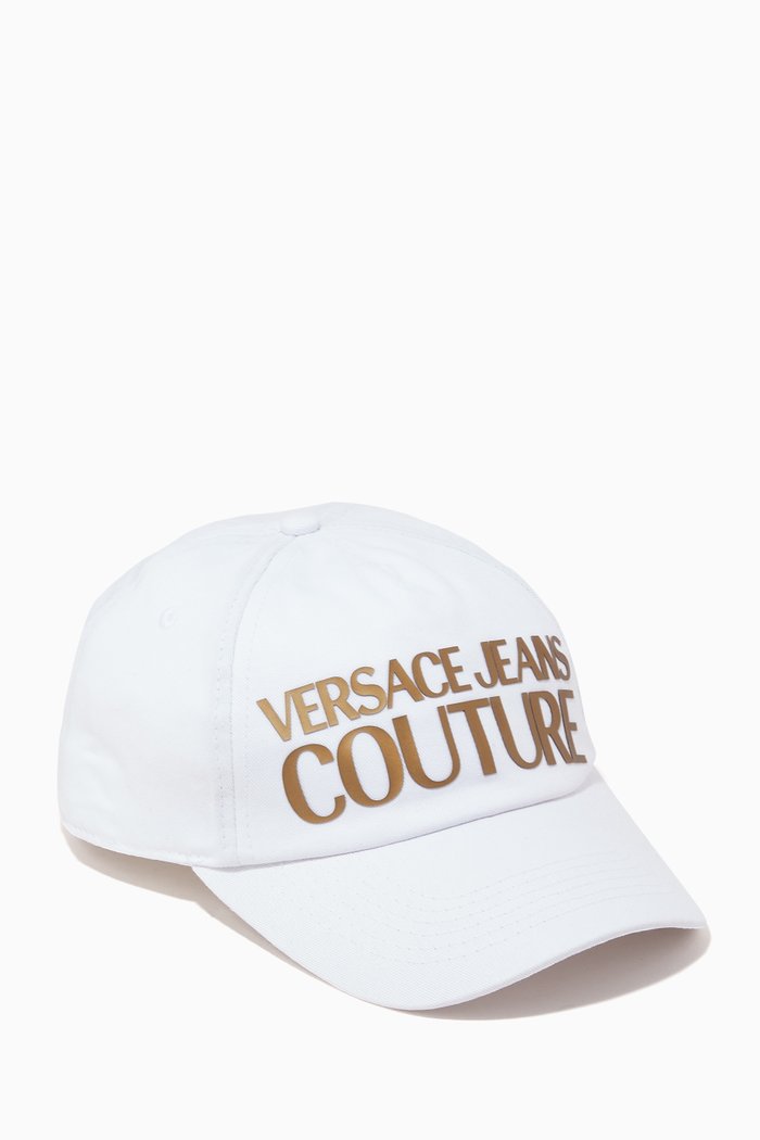 

Logo Baseball Cap in Cotton-canvas, White