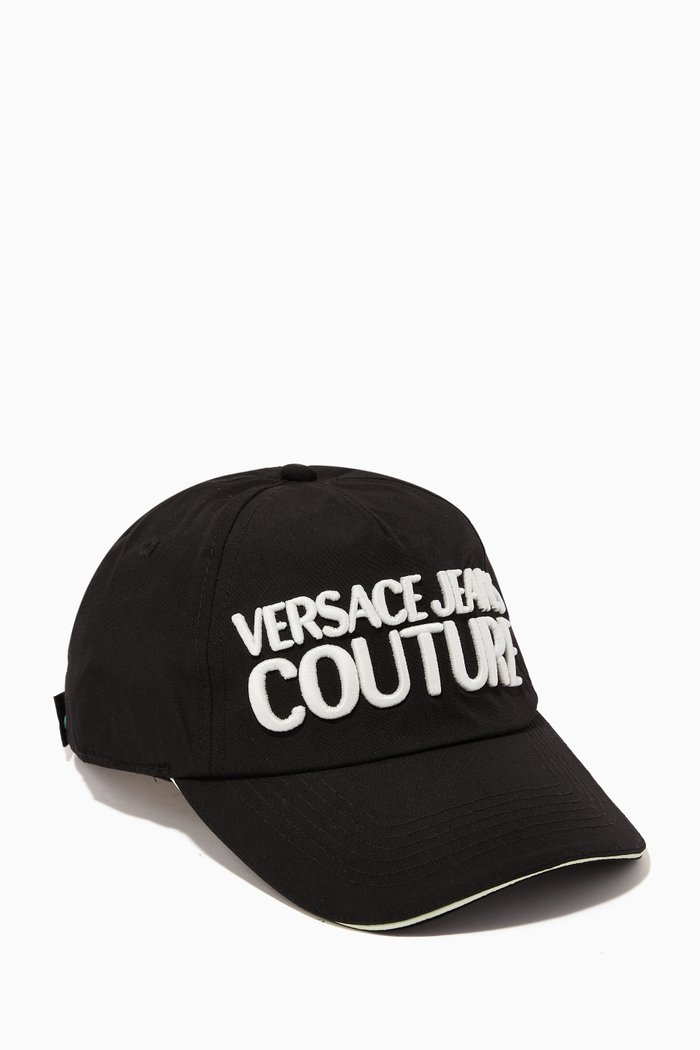 

Logo-embroidered Baseball Cap in Canvas, Black