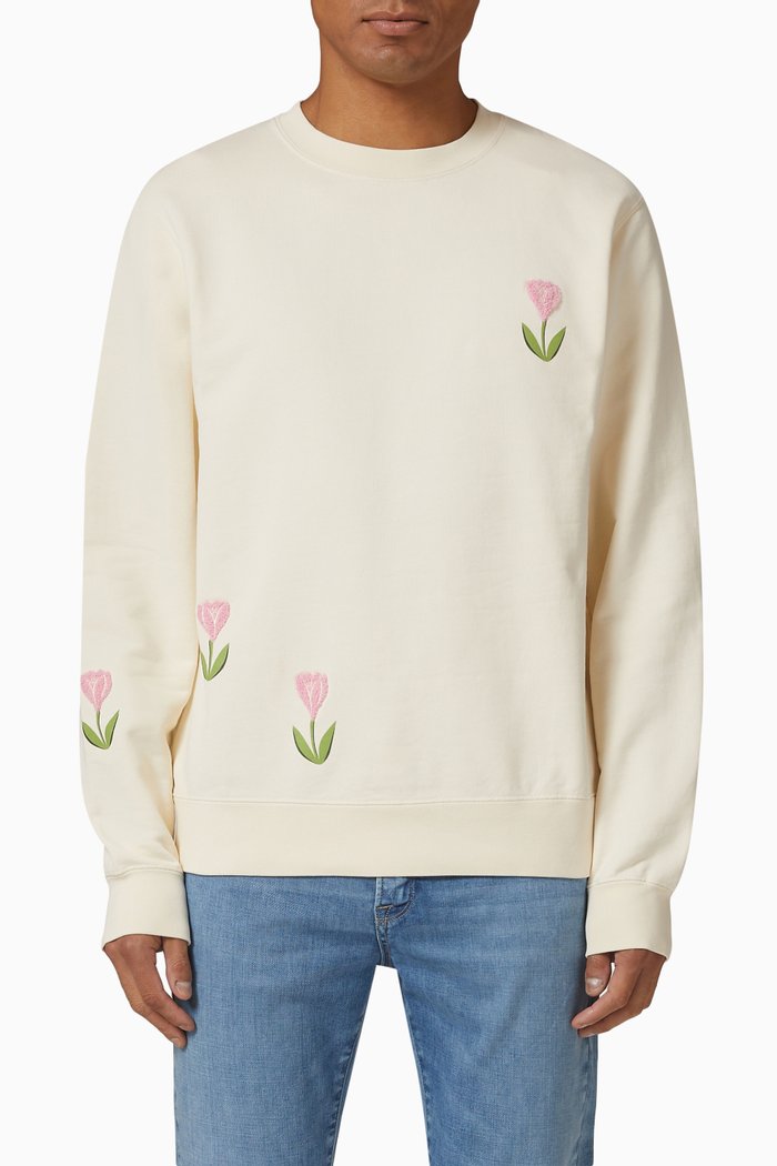 

Tulip Sweatshirt in Cotton Blend, Neutral