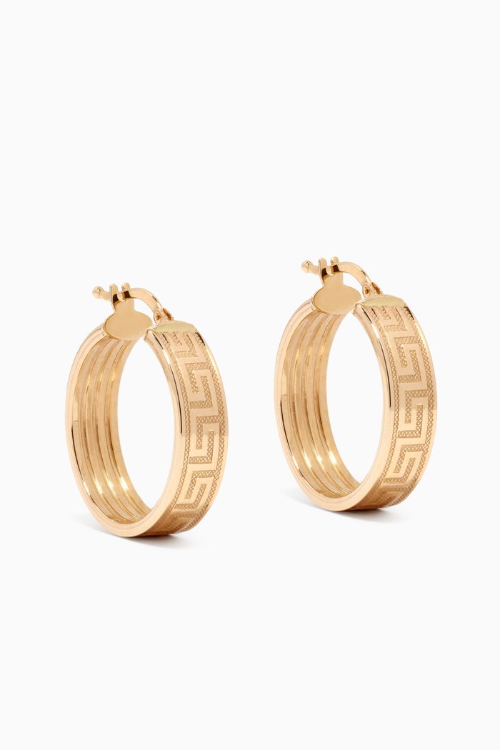 

Seta Hoop Earrings in 18kt Yellow Gold