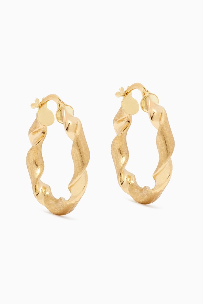 

Ventata Hoop Earrings in 18kt Yellow Gold