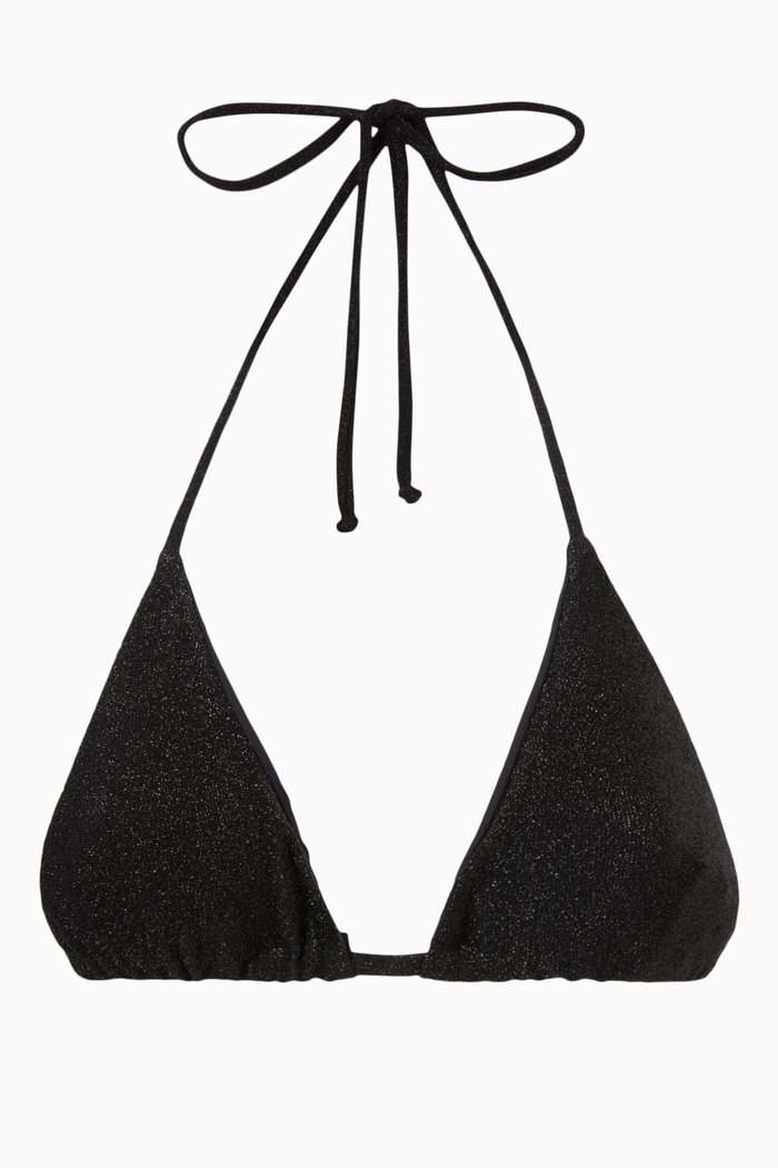

Zita Bikini Top in Stretch Nylon, Black