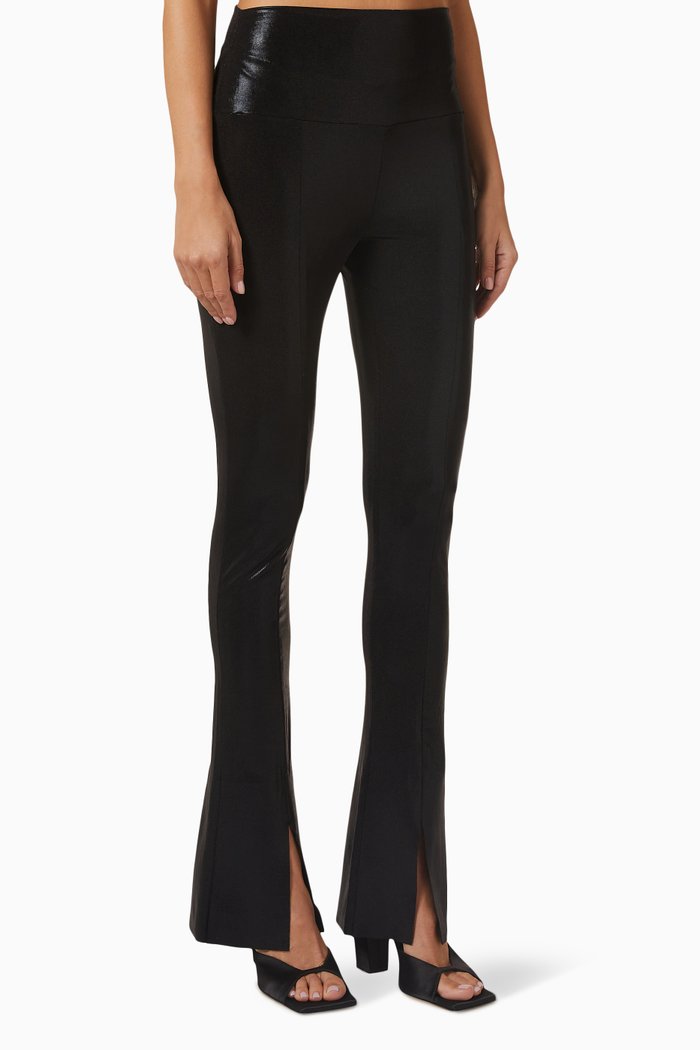 

Spat Leggings in Lamé, Black