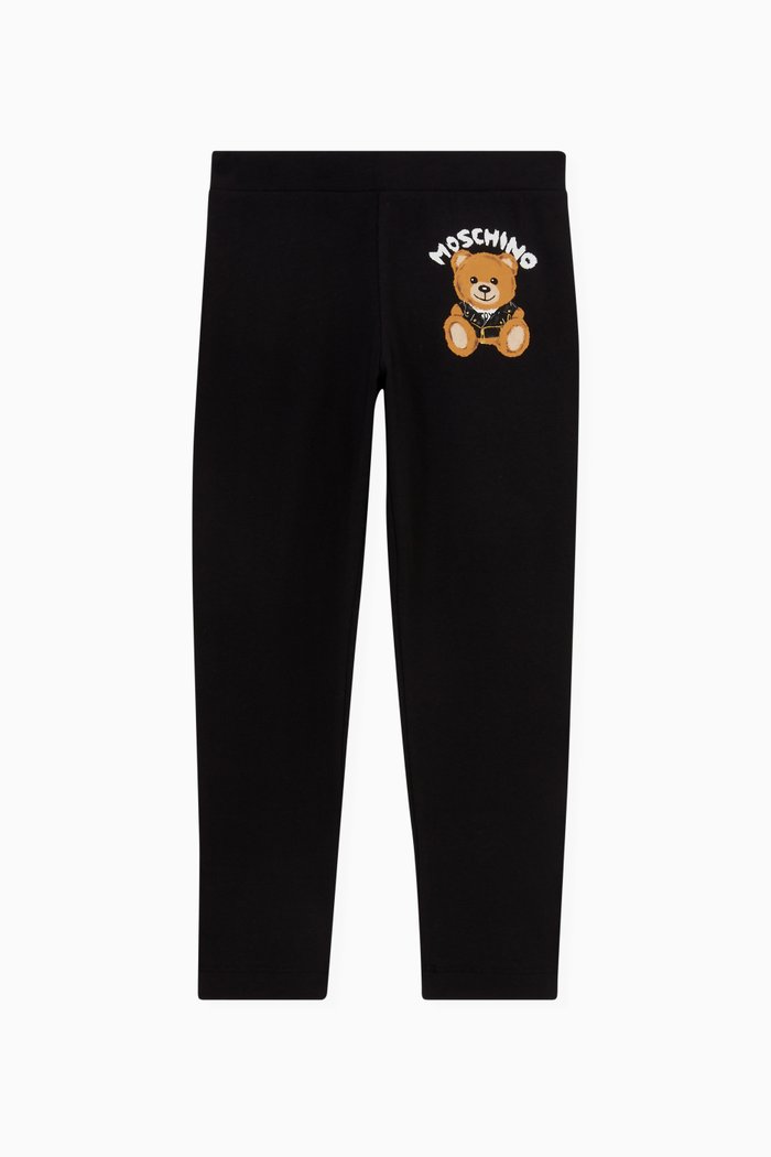 

Logo Print Leggings in, Black