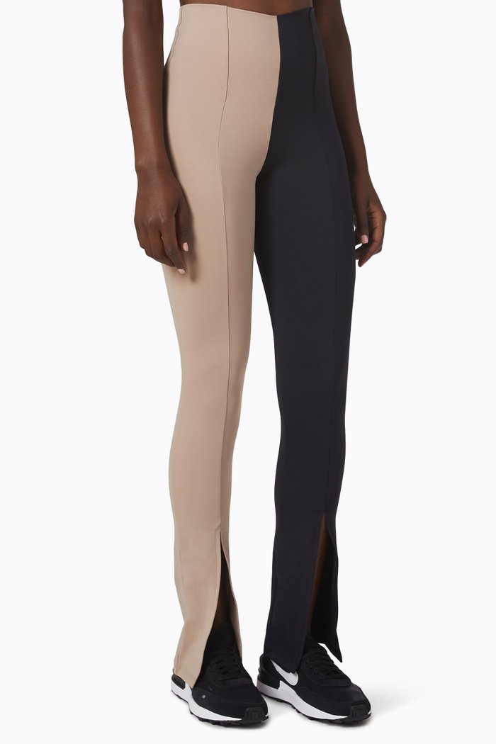 

Ponti Leggings in Price Lash Mescla, Black
