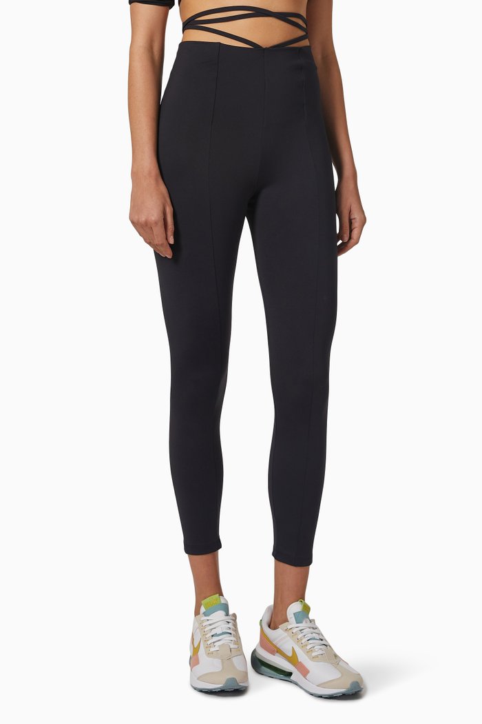 

Barcelona Leggings in Price Lash Mescla, Black