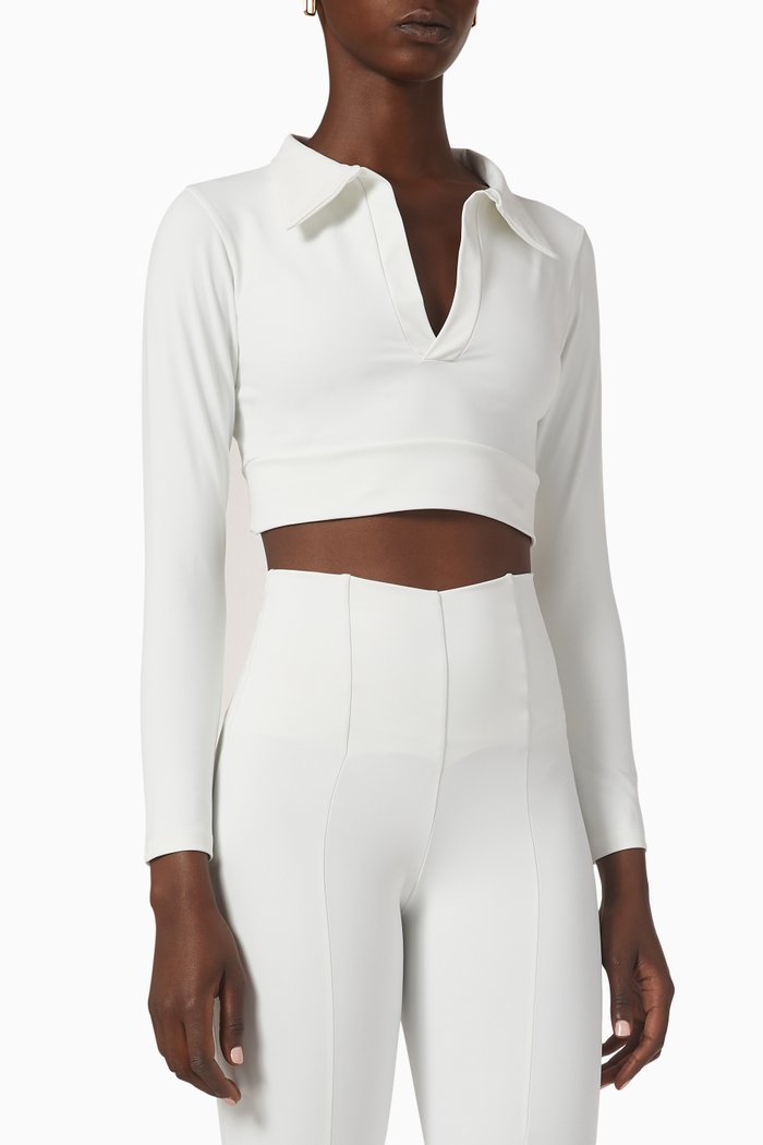 

Gio Top in Price Lash Mescla, White