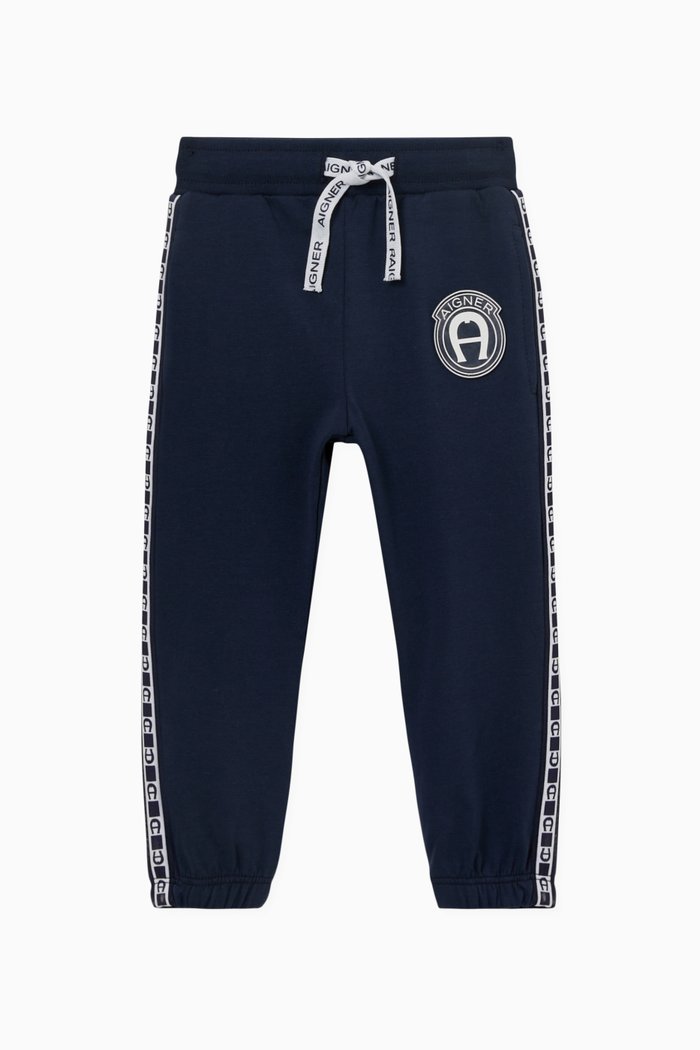 

Logo Sweatpants in Cotton Jersey, Blue
