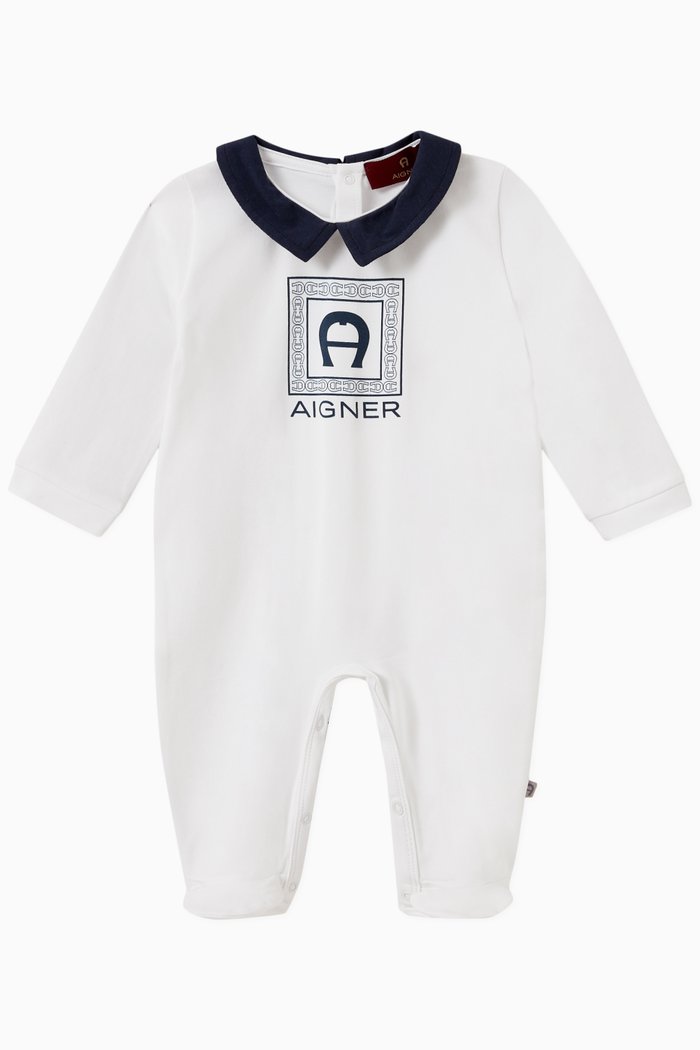 

Logo Pyjamas in Cotton, White