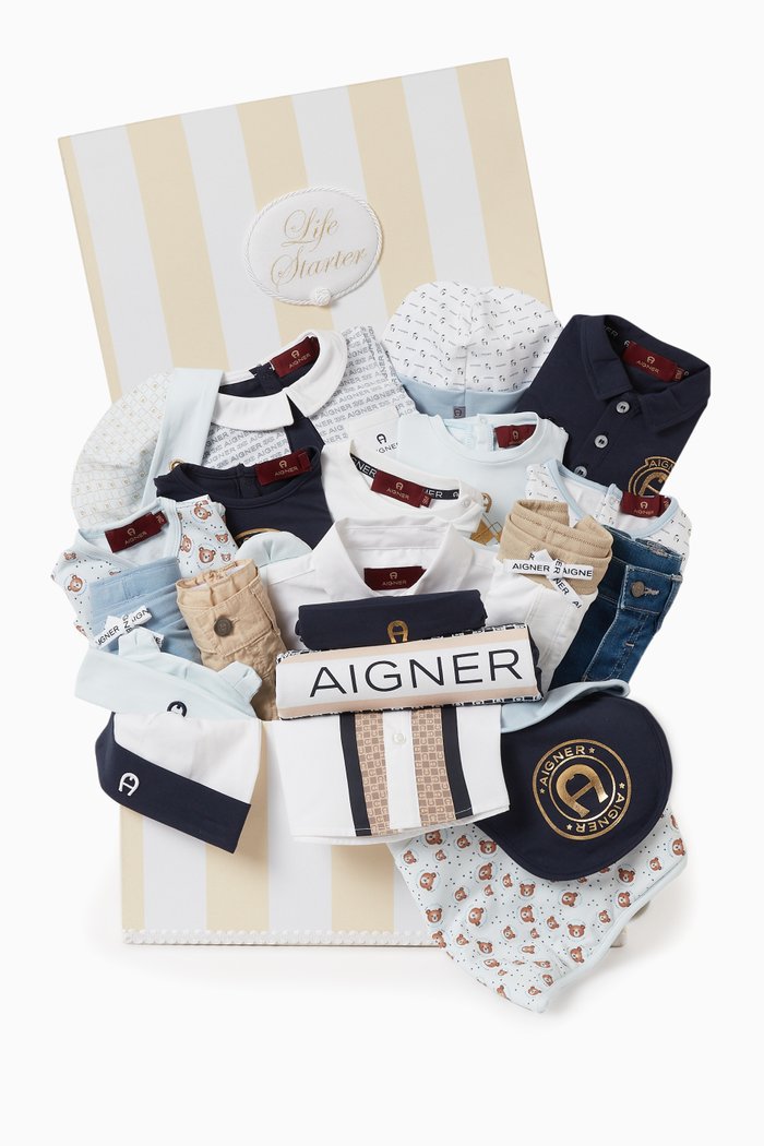 

Baby Boy Life Starter Gift Box, Blue