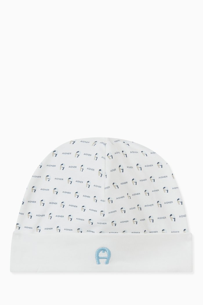 

Logo Hat in Pima Cotton, White