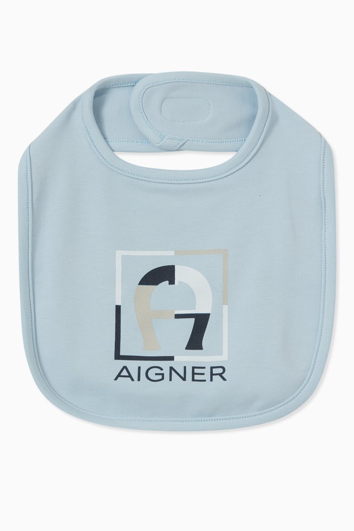 

Logo Bib in Pima Cotton, Blue