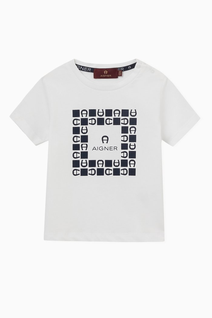 

Logo Graphic T-shirt in Cotton, White