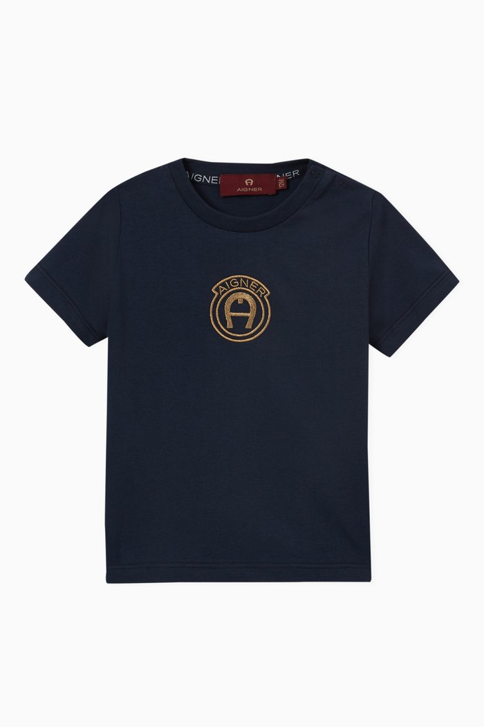 

Embroidered Logo T-shirt, Blue