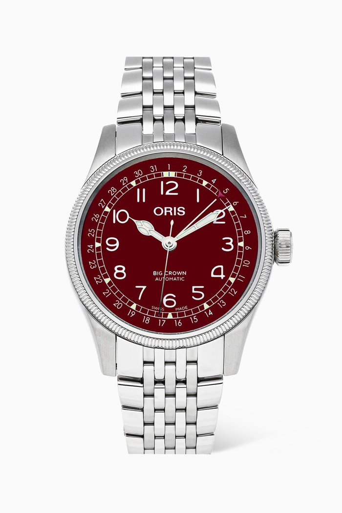 

Big Crown Pointer Date Watch, 40mm, Red