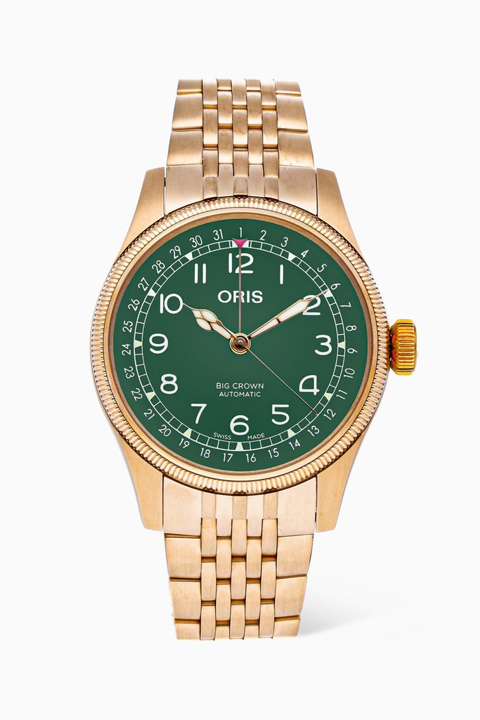 

Big Crown Pointer Date Watch, 40mm, Green