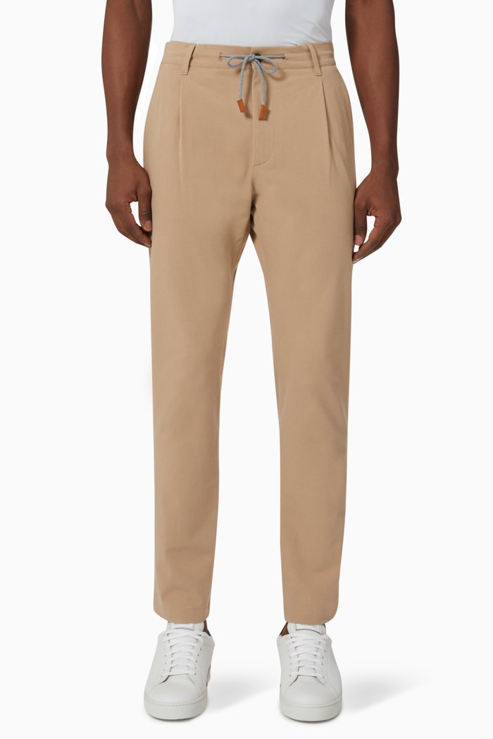 

Jogging Pants in Cotton Jersey, Neutral