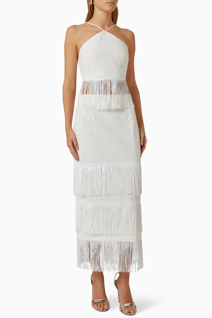 

Water Lily Set in Textured Crepe, Neutral