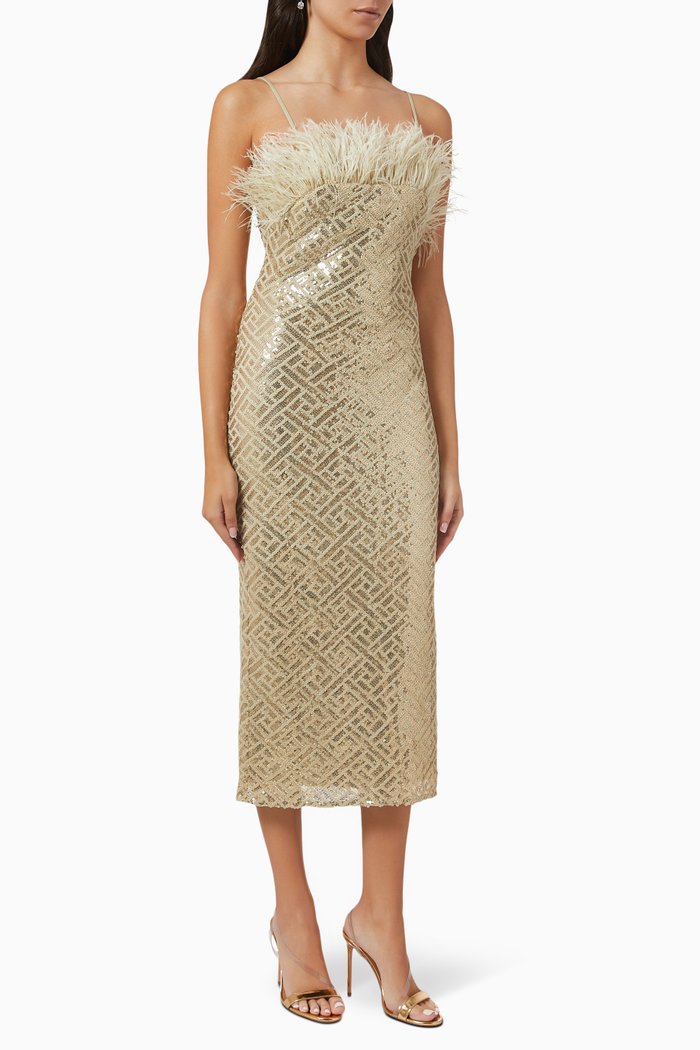 

Rubra Midi Dress, Brown