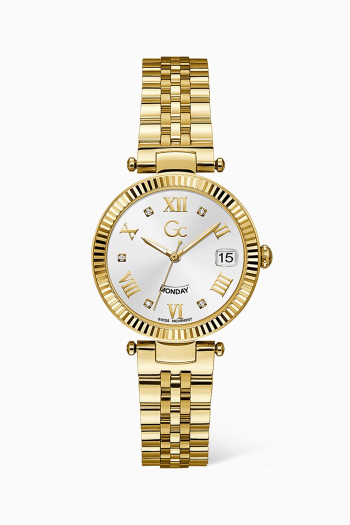 

Flair Quartz Watch, 34mm, Gold