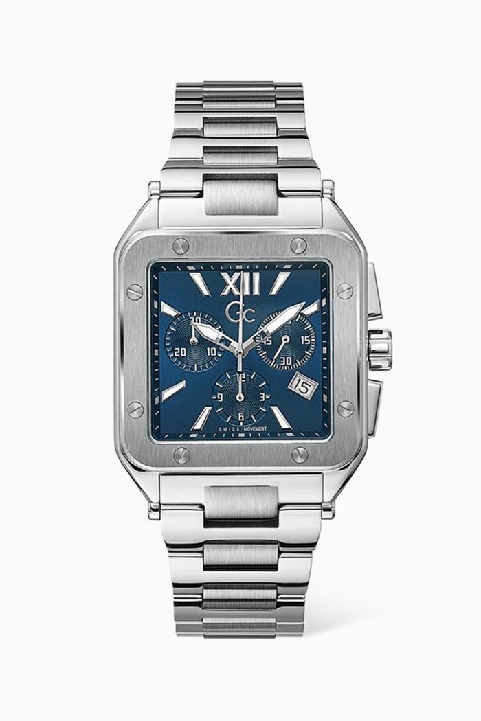 

Couture Square Chrono Watch, Silver
